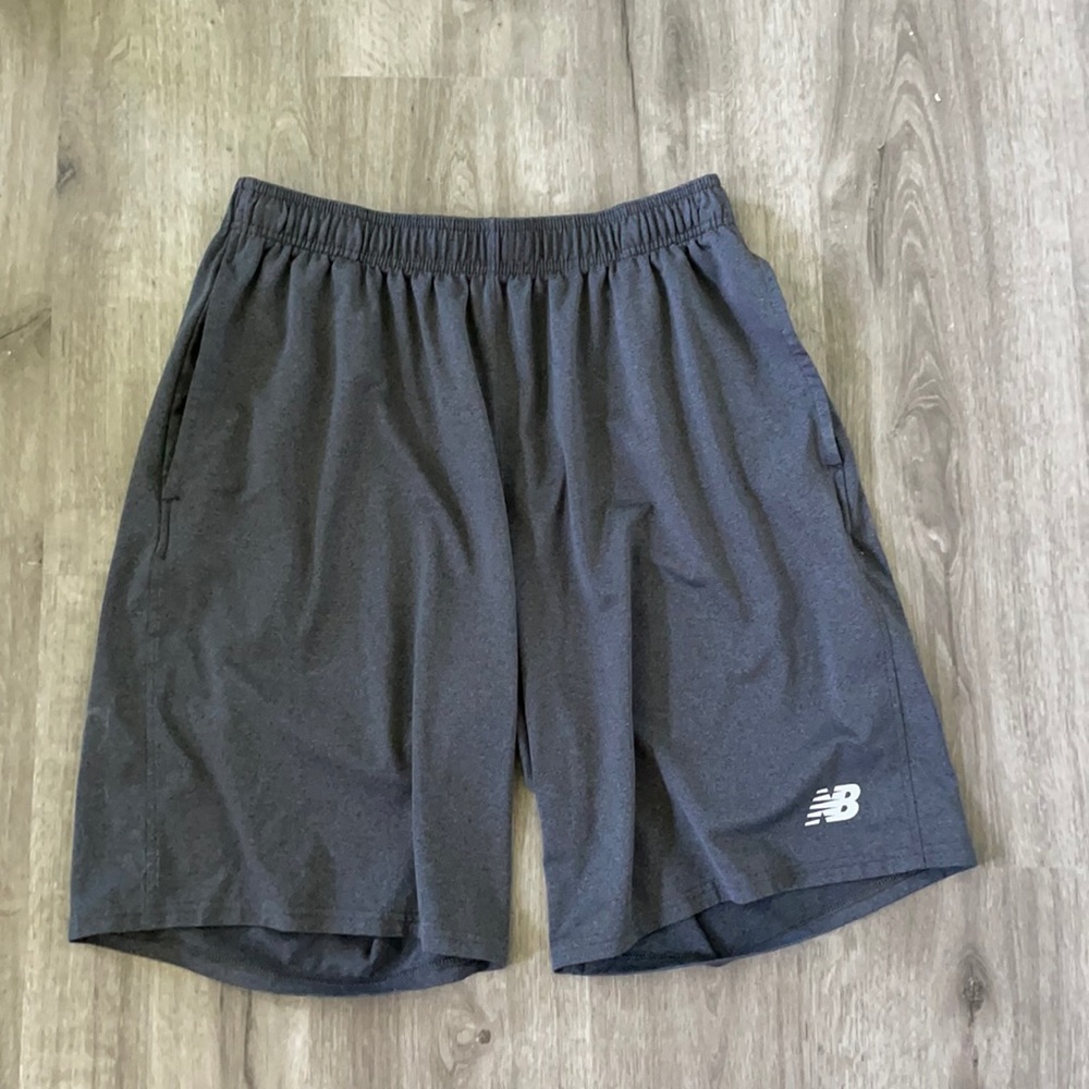 Large Gray New Balance Shorts